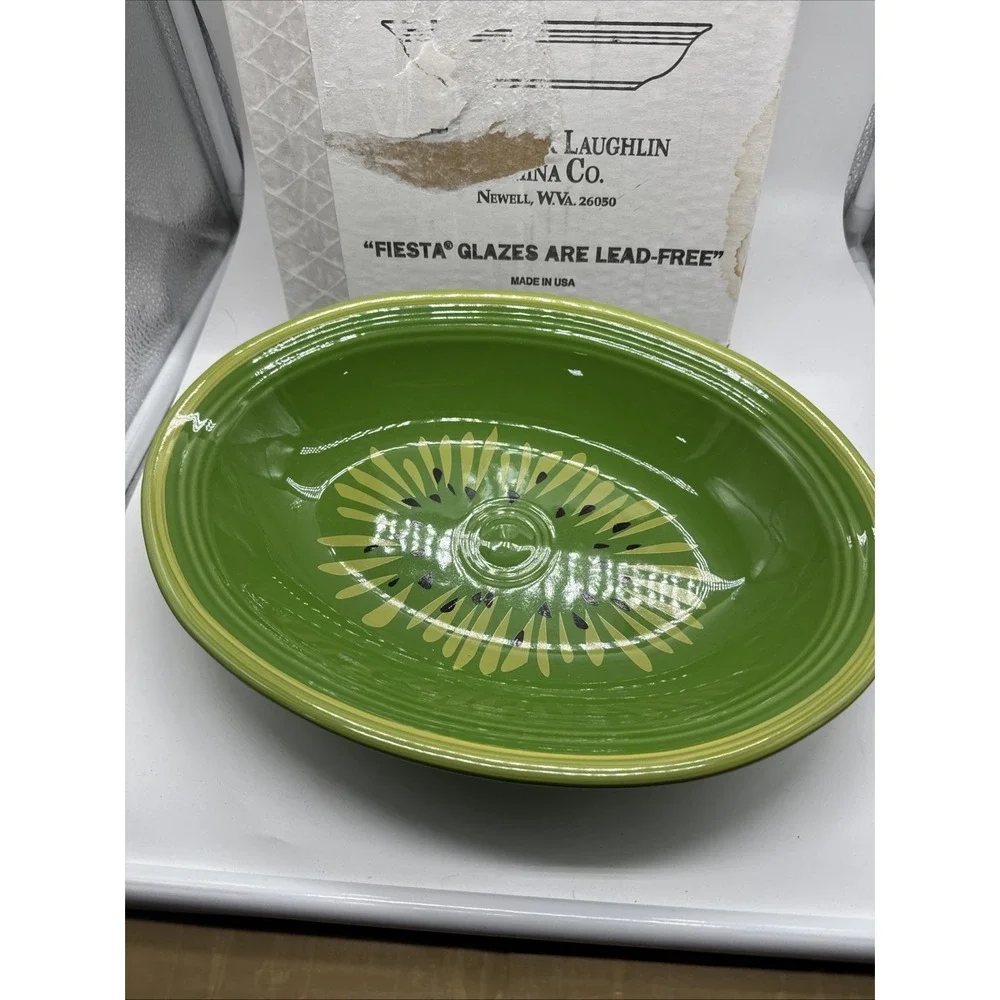 Fiestaware 9x12in  Kiwi Dish W/ Box